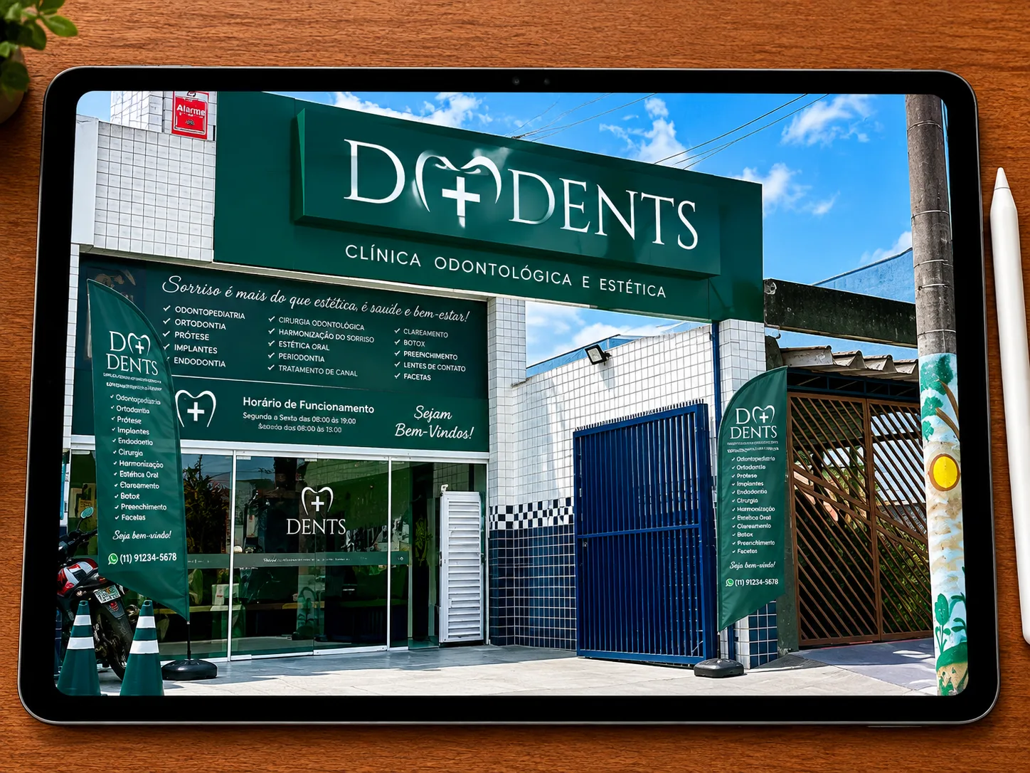 Fachada da Unidade D+ Dents Satélite